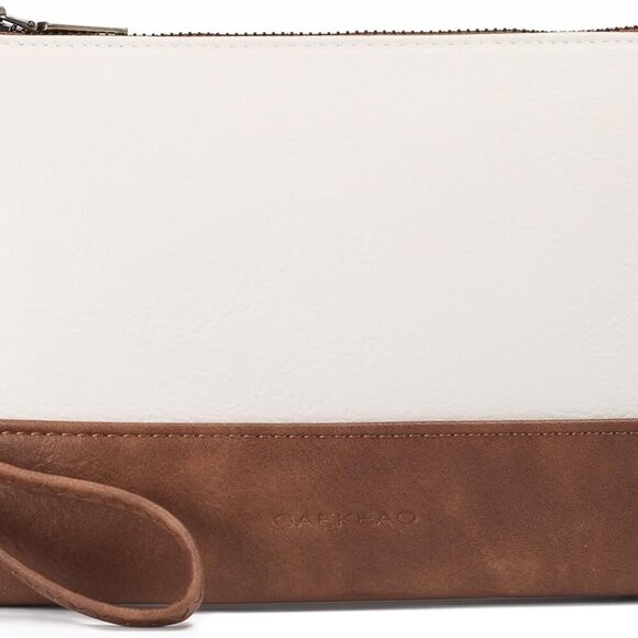 Stylish Large Capacity Wristlet Clutch - Detachable Crossbody and Wrist Strap - Picture 7 of 7